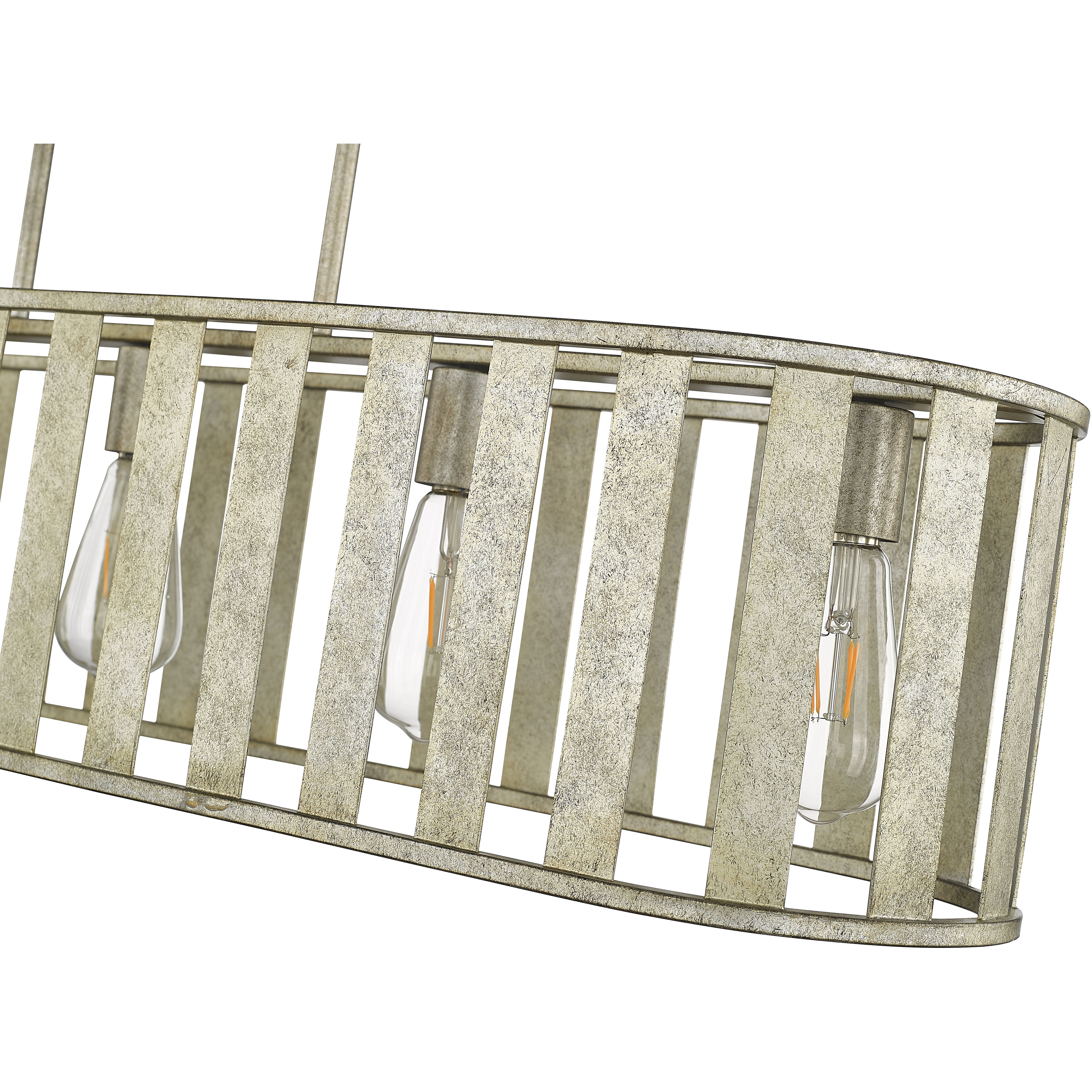 Stella 5 Light 38.63 inch Antique Silver Chandelier Ceiling Light